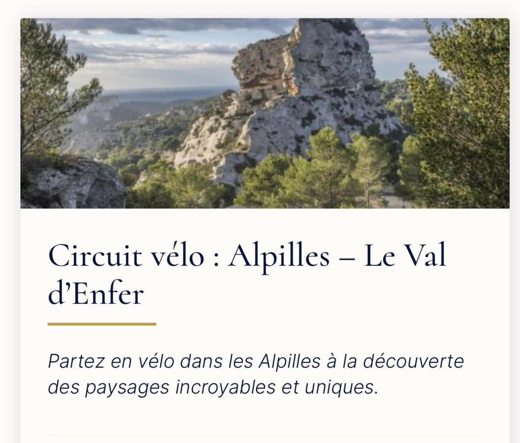 Lou Bonur Apartamento Les Baux-de-Provence Exterior foto